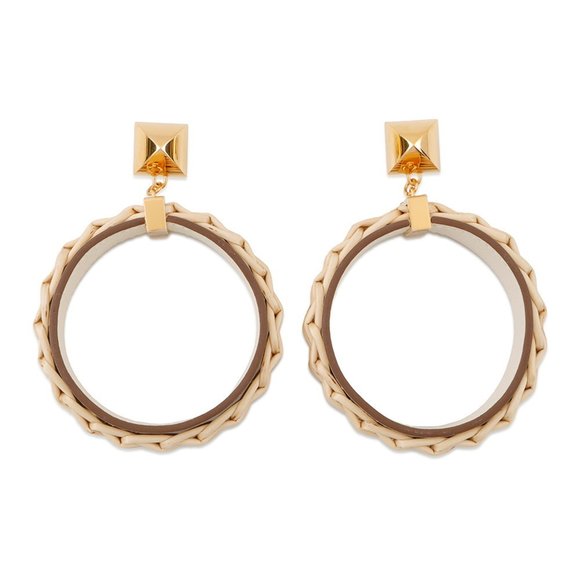 Hermes Medor Picnic GM Earrings, Nata, Vaubarenia, Willow, HERMES - Picture 1 of 9